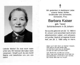 Kaiser, Barbara
