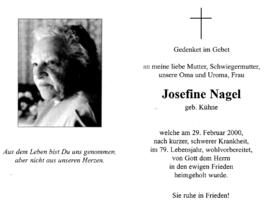 Nagel, Josefine