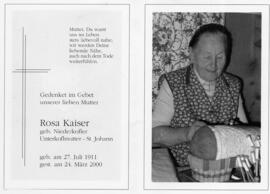 Kaiser, Rosa