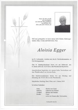 Egger Aloisia