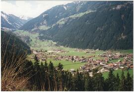 Mayrhofen Ortspanorama aus drei Aufnahmen