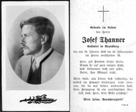 Thanner, Josef