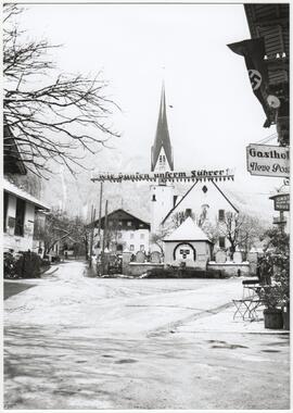 Anschluß 1938 Sternplatz NS geschmückt