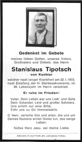 Tipotsch, Stanislaus