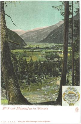 Mayrhofen gegen Norden