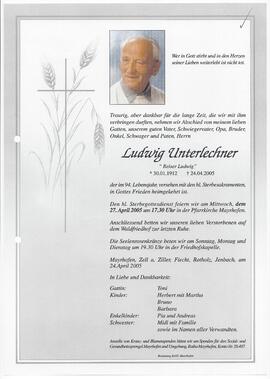 Unterlechner Ludwig, vulgo "Reiser Ludwig"