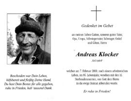 Klocker, Andreas