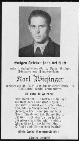 Wiesinger, Karl