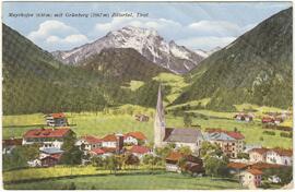 Ansicht von Mayrhofen Fotomontage