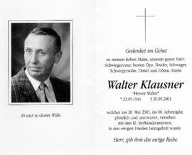 Klausner, Walter