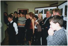 Eröffnung der Ausstellung "Schüler als Chronisten" im Dezember 2000