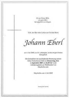 Eberl Johann