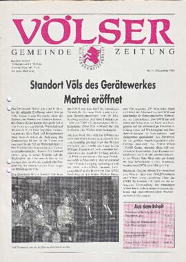 Völser Gemeindezeitung