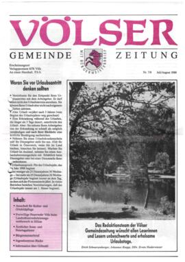 Völser Gemeindezeitung