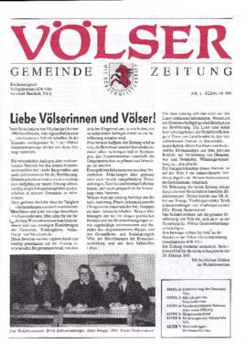 Völser Gemeindezeitung