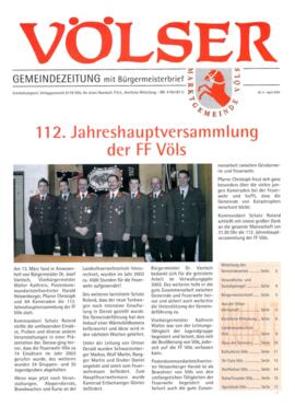 Völser Gemeindezeitung
