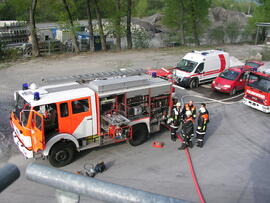 Brand in der Firma Lieferasphalt, Meilbrunnen