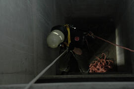 Seiltechnikübung in der LFS/2008 02 23
