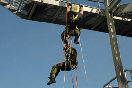 Seiltechnikübung in der LFS/2008 02 23