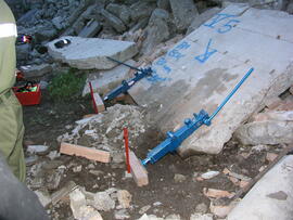 Bergeübung bei Firma Plattner/2004 06 21 Bergeü