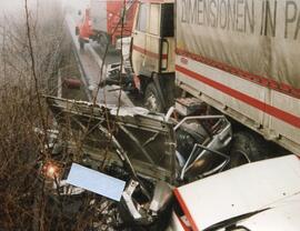 Massenkarambolage auf A12, Fahrtrichtung Innsbruck