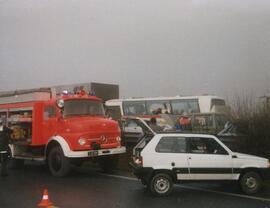 Massenkarambolage auf A12, Fahrtrichtung Innsbruck