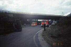 Betonmischer umgekippt, B177