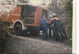 Waldbrand oberhalb Schießstand, Schloßbachklamm