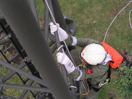 Seiltechnikübung in der LFS/2004 11 27