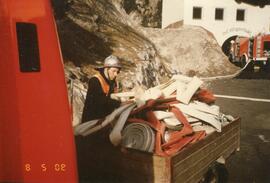 Waldbrand oberhalb Schießstand, Schloßbachklamm