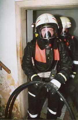 Übungsnachmittag im alten Perflerhaus/2002 03 02  Übungstag-013