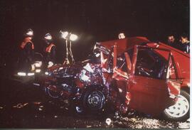 Geisterfahrerunfall A12, KM91, 5 PKW und 1 LKW beteiligt, 1 Person tot