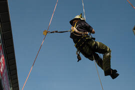 Seiltechnikübung in der LFS/2008 02 23