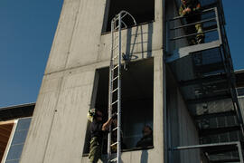 Seiltechnikübung in der LFS/2008 02 23