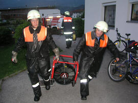 ATS Übung in Tiefgarage Innweg/2004 05 10 ATS Tiefgarage -6