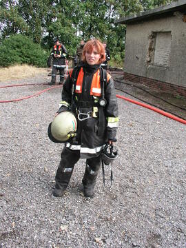 Brandschulung am Flughafen Schwechat/2008 09 22