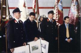 Segnung des neu gestalteten Feuerwehrhauses  1996 06 23 feuerwehrh13