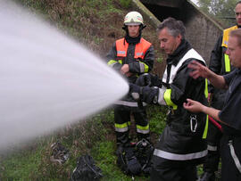 Brandschulung am Flughafen Schwechat 2005/4