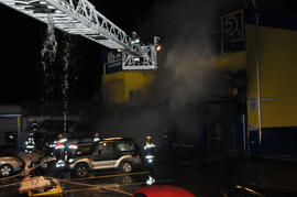 Brand in einer Kfz-Werkstatt in  Axams