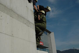 Seiltechnikübung in der LFS/2008 02 23