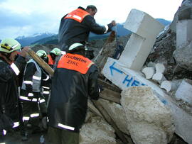 Bergeübung bei Firma Plattner/2004 06 21 Bergeü