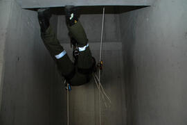 Seiltechnikübung in der LFS/2008 02 23