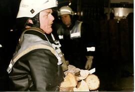 Atemschutzübung in Eigenhofen  -  26.1.1998
