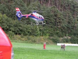 Waldbrand im Bereich Martinswand