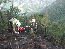 Waldbrand am Hechenberg, Finstertalegg