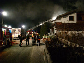 Zimmerbrand im Ehnbachfeldweg