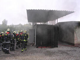 Brandschulung am Flughafen Schwechat 2005/4
