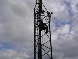 Seiltechnikübung in der LFS/2004 11 27