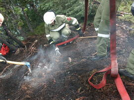 Waldbrand am Hechenberg, Finstertalegg