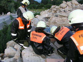 Bergeübung bei Firma Plattner/2004 06 21 Bergeü